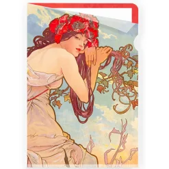 Boutiques de musées Sous-chemise Alphonse Mucha - L'Été - A4 Discount