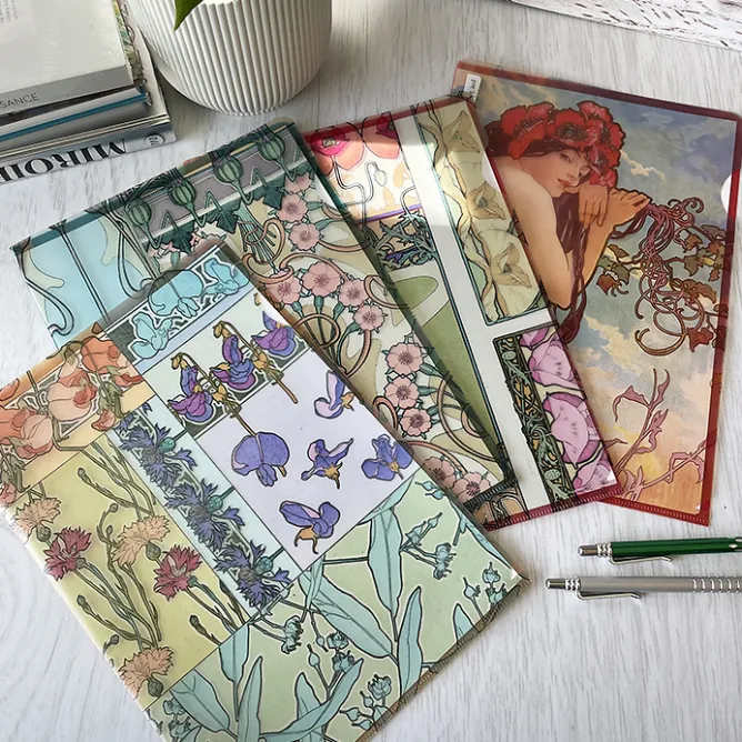 Boutiques de musées Sous-chemise Alphonse Mucha - Motifs décoratifs, planche 29 - A4 Best