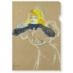 Boutiques de musées Sous-chemise Henri de Toulouse-Lautrec Yvette Guilbert - A4 Sale
