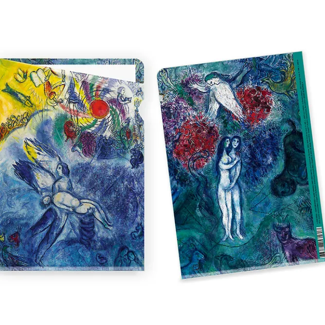 Boutiques de musées Sous-chemise Marc Chagall - La Création de l'homme / Le Paradis - A4 Sale