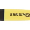 Écriture<Boutiques de musées Surligneur Le beau est partout - jaune