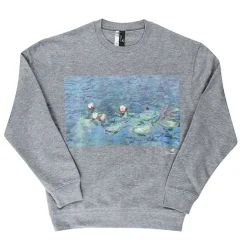 T-Shirts Et Sweats<Boutiques de musées Sweat Nymphéas Gris