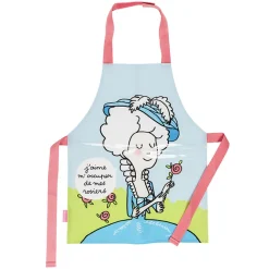 Habits Et Accessoires<Boutiques de musées Tablier Marie-Antoinette J'aime m'occuper de mes rosiers