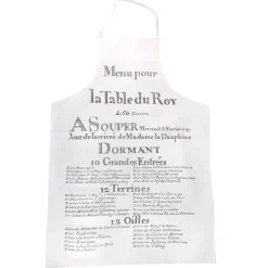 Boutiques de musées Tablier "Menu pour la table du Roy" New