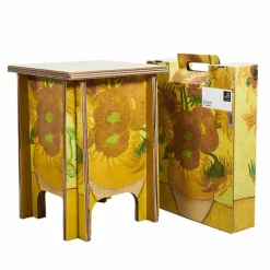 Art De La Maison<Boutiques de musées Tabouret pliable en carton Vincent van Gogh - Tournesols - Unfold x Van Gogh Museum Amsterdam®