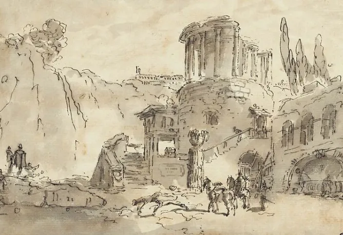 Toiles Encadrées|Toiles Sur Châssis<Boutiques de musées Temple de la sibylle (toiles encadrées)