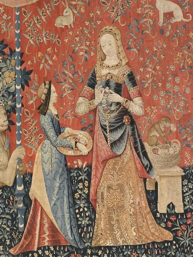 Boutiques de musées Tenture de la Dame à la Licorne : l'Odorat (toiles encadrées) New