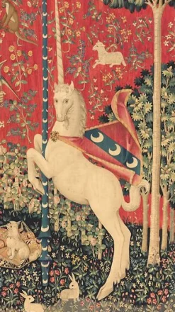 Affiches D'Art Encadrées<Boutiques de musées Tenture de la Dame à la Licorne : le Goût (affiches d'art encadrées)