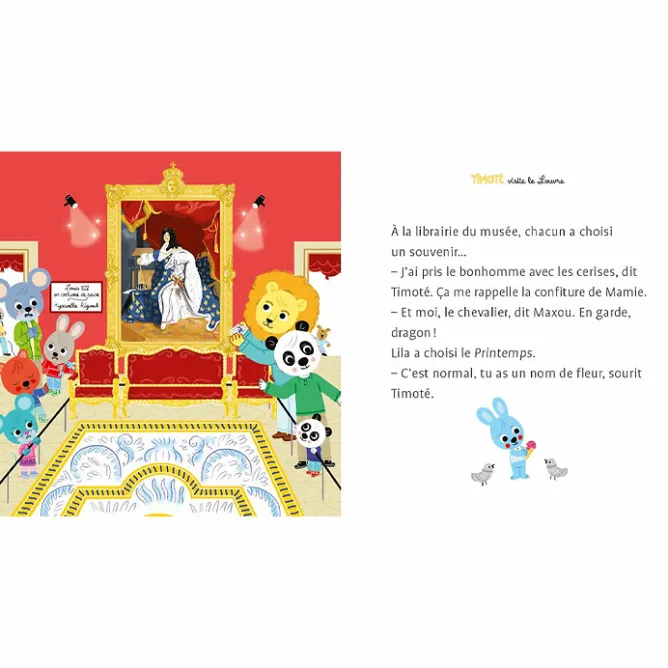 Livres Jeunesse<Boutiques de musées Timoté visite le Louvre