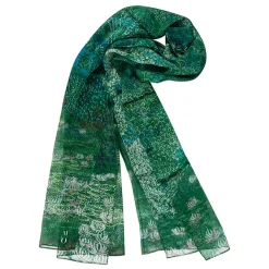Foulards, Étoles, Châles<Boutiques de musées Étole Claude Monet - Harmonie Verte 60x180 cm
