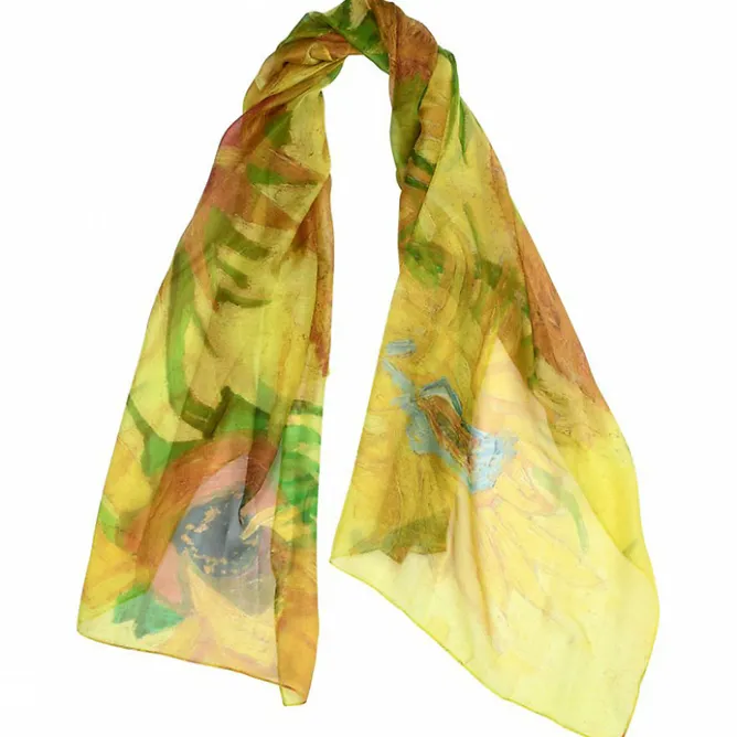 Foulards, Étoles, Châles<Boutiques de musées Étole en soie Vincent van Gogh - Les tournesols - Van Gogh Museum Amsterdam®