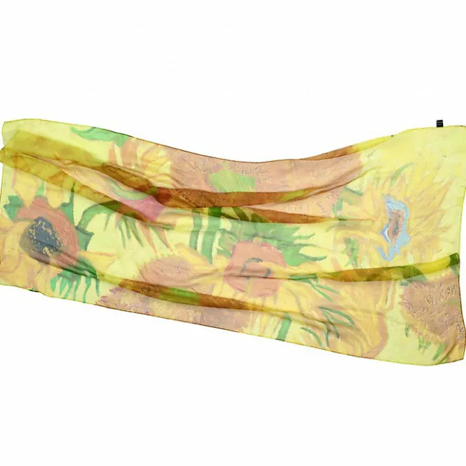 Foulards, Étoles, Châles<Boutiques de musées Étole en soie Vincent van Gogh - Les tournesols - Van Gogh Museum Amsterdam®
