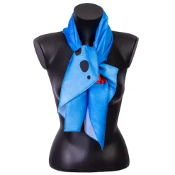 Boutiques de musées Étole Joan Miró Bleu II - 76x100cm - Brochier Soieries New