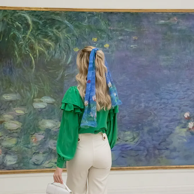 Foulards, Étoles, Châles<Boutiques de musées Étole Nymphéas - Musée de l'Orangerie