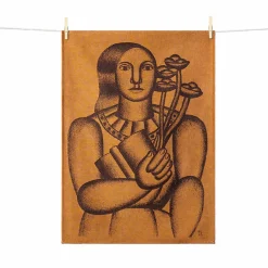 Art De La Table<Boutiques de musées Torchon Fernand Léger - Femme au bouquet