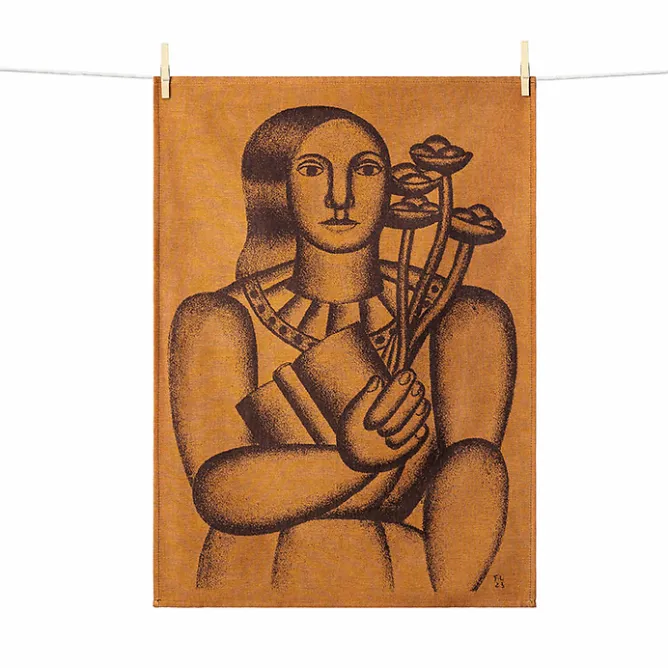 Art De La Table<Boutiques de musées Torchon Fernand Léger - Femme au bouquet