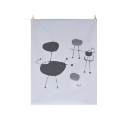 Art De La Table<Boutiques de musées Torchon Joan Miró - Personnage, oiseaux devant le soleil