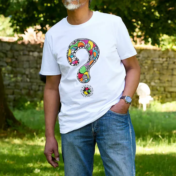 T-Shirts Et Sweats<Boutiques de musées T-shirt blanc Homme Niki de Saint Phalle - Point d'interrogation