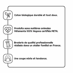 T-Shirts Et Sweats<Boutiques de musées T-shirt brodé Liberté - Gris