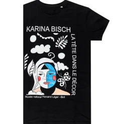 T-Shirts Et Sweats<Boutiques de musées T-shirt de l'exposition La tête dans le décor, Karina Bisch - Musée national Fernand Léger