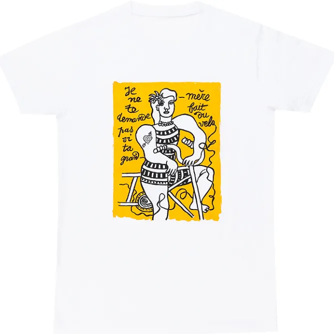 T-Shirts Et Sweats<Boutiques de musées T-shirt Fernand Léger - Je ne te demande pas si ta grand-mère fait du vélo