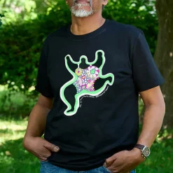 T-Shirts Et Sweats<Boutiques de musées T-shirt noir Unisex Leaping Nana - Niki de Saint Phalle