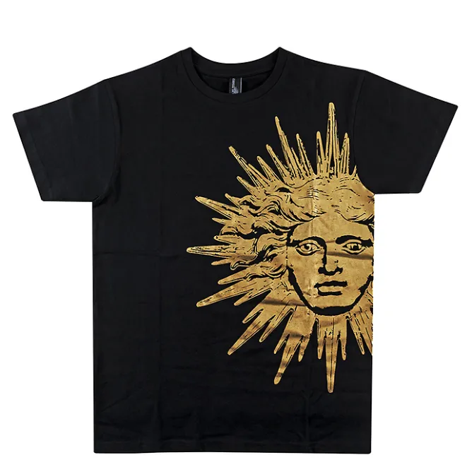 Boutiques de musées T-shirt Soleil - Emblème Or Sale