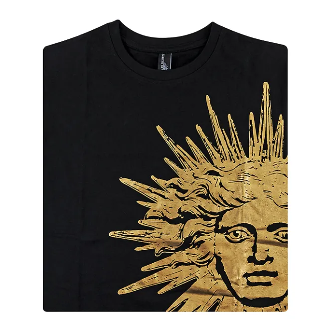 Boutiques de musées T-shirt Soleil - Emblème Or Sale