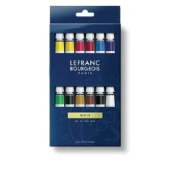 Accessoires De Bureau<Boutiques de musées 12 Tubes de 10 ml d'huile Lefranc Bourgeois Fine