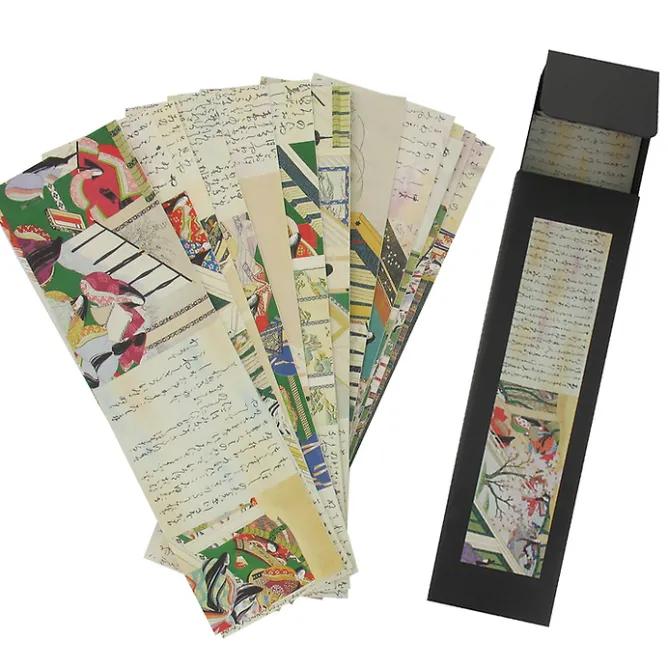 Boutiques de musées Étui de 16 marque pages "Dit du Genji" format 5 x 17 cm Discount