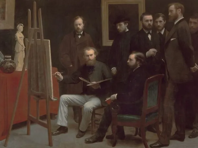 Boutiques de musées Un atelier aux Batignolles (panneaux acryliques) New