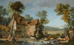 Boutiques de musées Une ferme (panneaux aluminium) New