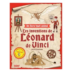 Boutiques de musées Un livre tout animé - Les inventions de Léonard De Vinci Outlet