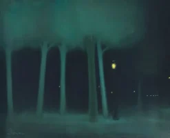 Boutiques de musées Un parc dans la nuit (panneaux aluminium) Outlet