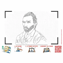 Boutiques de musées Van Gogh - Cahier de dessin animé Outlet