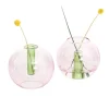 Boutiques de musées Vase Bulle Medium Rose/Vert - Block design Best