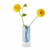 Boutiques de musées Vase en forme de tube Bleu 16 cm Best