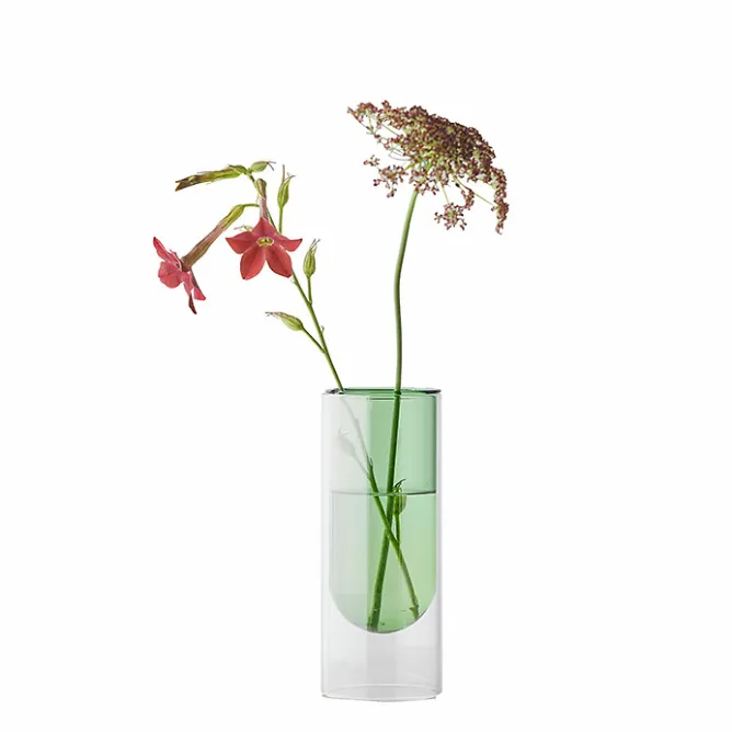 Design|Art De La Maison<Boutiques de musées Vase en forme de tube Vert 16 cm