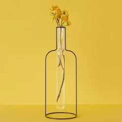 Art De La Maison<Boutiques de musées Vase Silhouette Bouteille XL Noir - Balvi
