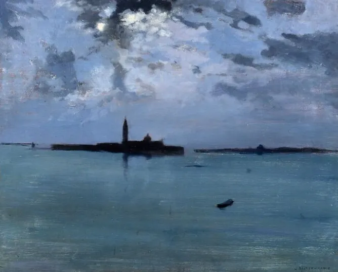 Affiches D'Art Encadrées<Boutiques de musées Venise : la nuit sur la lagune (affiches d'art encadrées)