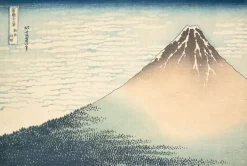 Boutiques de musées Vent frais par matin clair ou Le Fuji rouge (affiches d'art encadrées) Sale