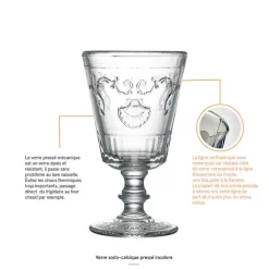 Boutiques de musées Verre à vin Versailles - La Rochère Outlet