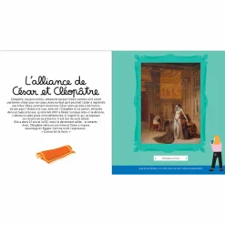 Livres Jeunesse<Boutiques de musées Voyage en Égypte antique avec Cléopâtre - Les grandes histoires de l'histoire de l'art