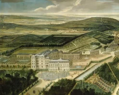 Panneaux Acryliques|Toiles Sans Cadre<Boutiques de musées Vue cavalière du château, jardins bas et de la ville de Saint-Cloud (panneaux acryliques)