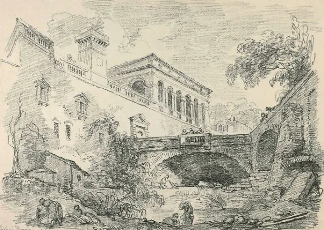 Boutiques de musées Vue du palais Doria (panneaux acryliques) Online